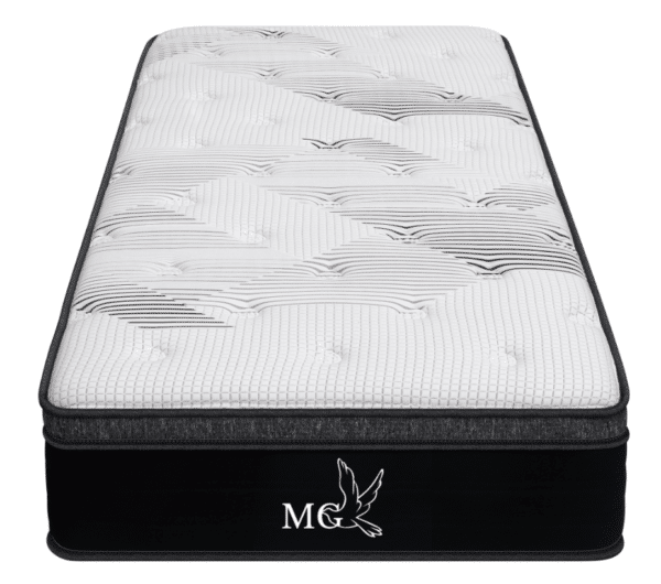 Matelas GAMIANI 140 x 190 cm ressorts ensachés et sur matelas intégré ép.30cm