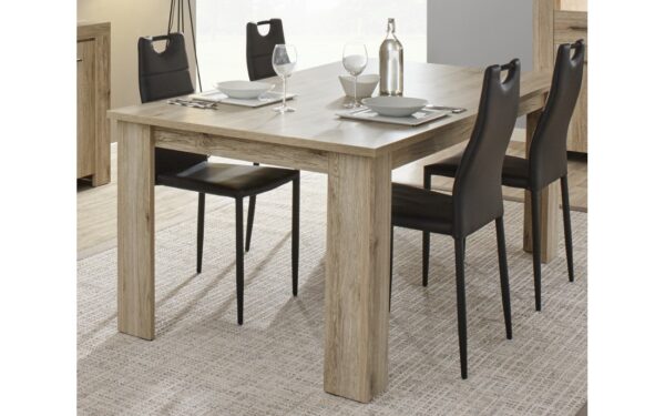 Table à Manger Rectangulaire ALBAN – Bois Décor Sanremo (L180 cm)