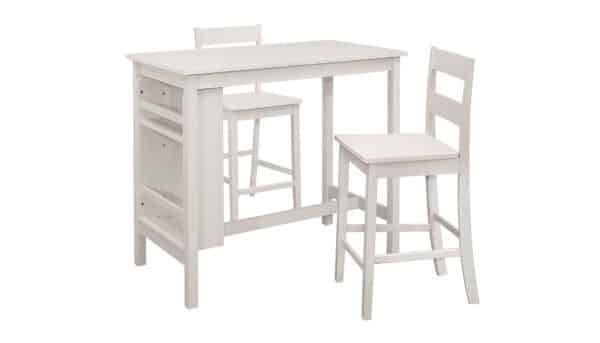 TOLEDO – Ensemble comprenant 1 table haute et 2 tabourets hauts