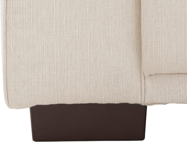 Canapé d’angle Bornholm : Confort et Charme Champêtre en tissu beige – Image 2