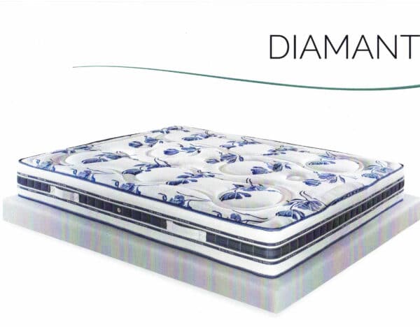 Matelas Diamant – 22 cm, Mousse Haute Densité, Confort et Élégance